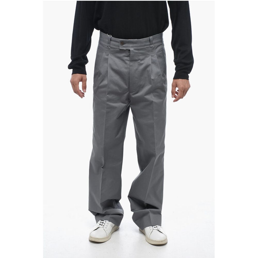 MM10 Double-pleated Straight Fit Chinos Pants