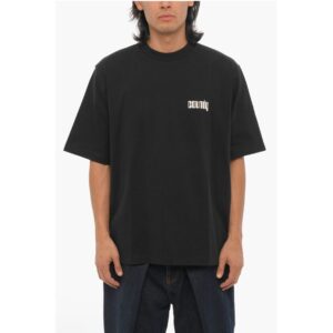 Printed DISCO GOD Crew-neck T-Shirt