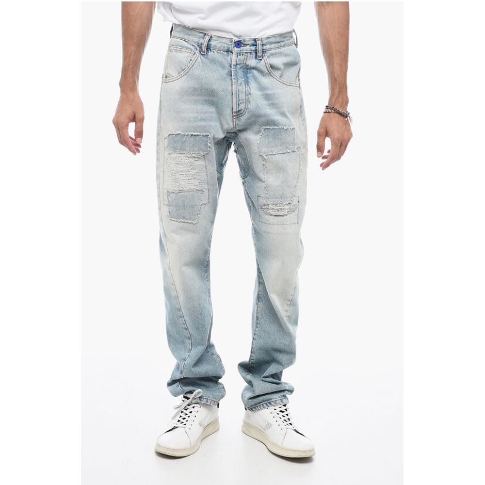 Vintage Effect TWIST Denims with Patchwork 17cm