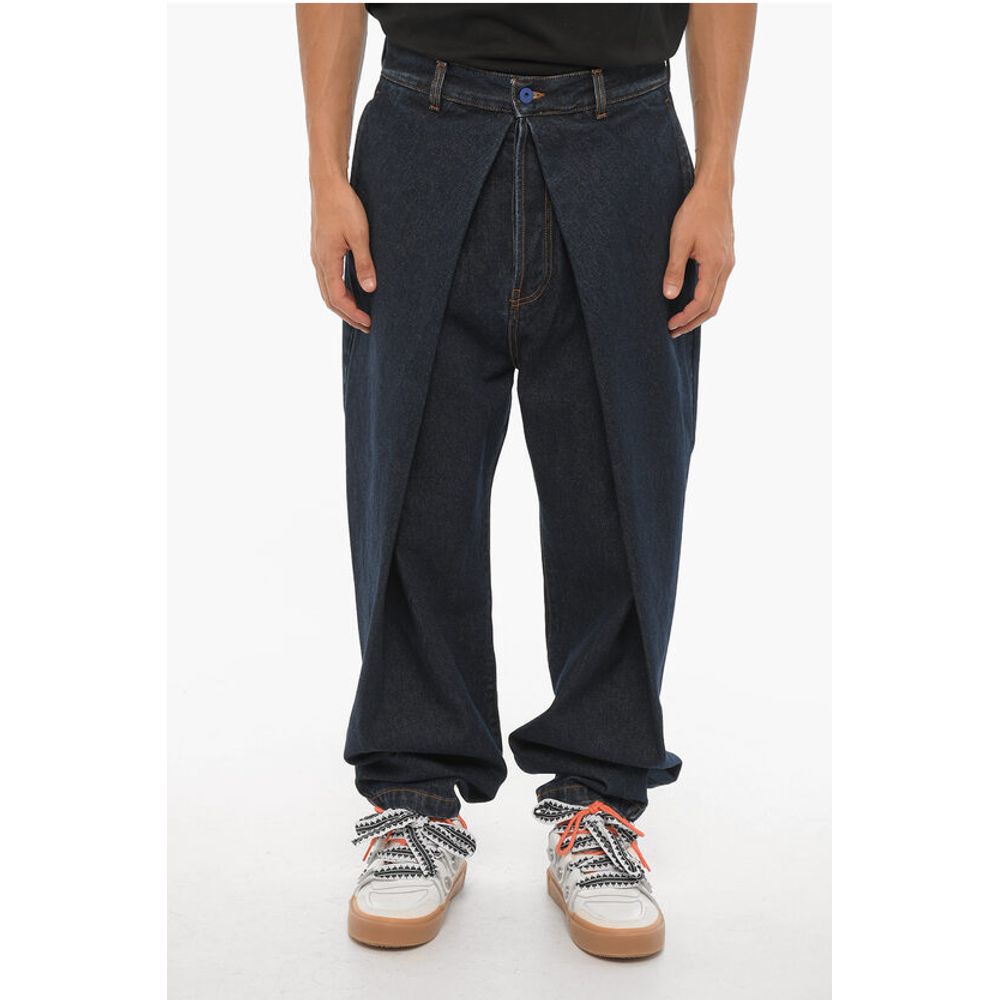 Pleated Regular Fit Jeans 17cm