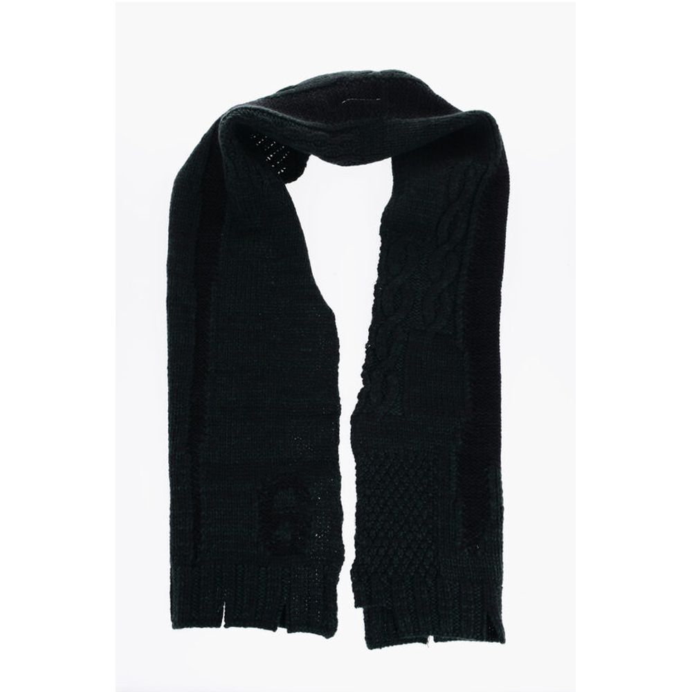 MM6 Braided Wool Blend Scarf