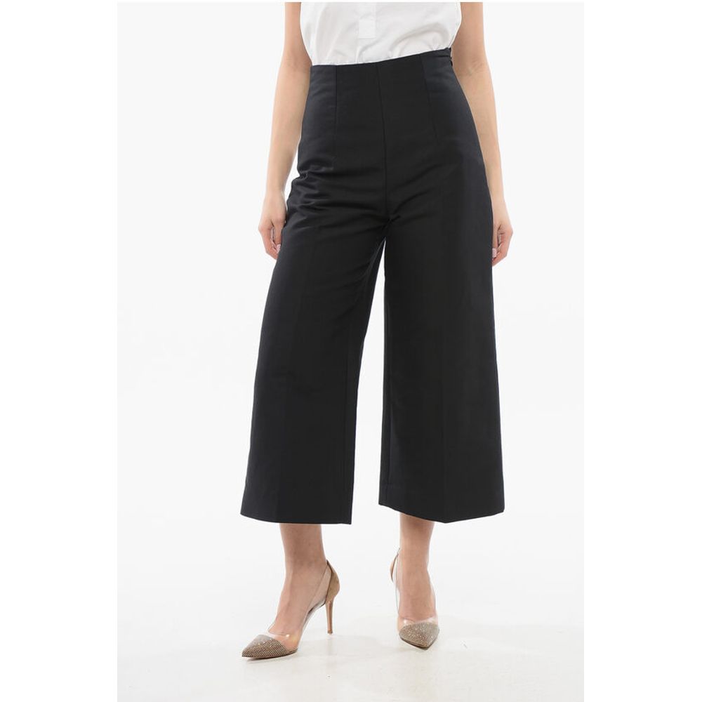 Cady Cotton Cropped Pants