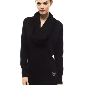 Black Wool Women Sweater