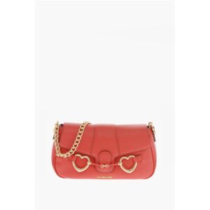LOVE Faux Leather BIG HEARTBIT Shoulder Bag