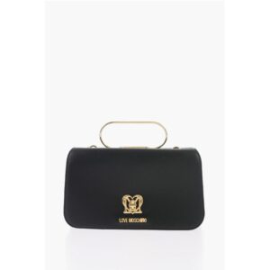 LOVE Solid Color Handbag with Removable Faux Fur Handle
