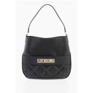 LOVE Faux Leather Bag with Removable Shoulder Strap