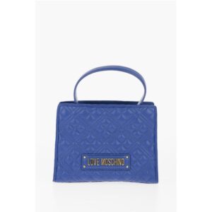 LOVE Quilted Faux Leather Bag with Removable Shoulder Strap