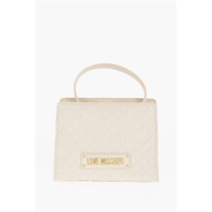 LOVE Quilted Faux Leather Bag with Removable Shoulder Strap
