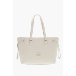LOVE Saffiano Faux Leather Tote Bag