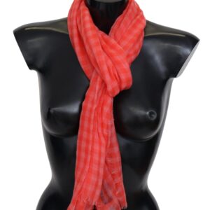 Luxurious Cashmere Checkered Scarf