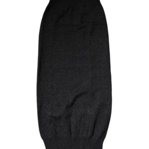 Black Cashmere Knitted Neck Warmer Foulard Scarf