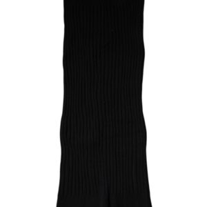 Black Cashmere Knitted Neck Warmer Foulard Scarf
