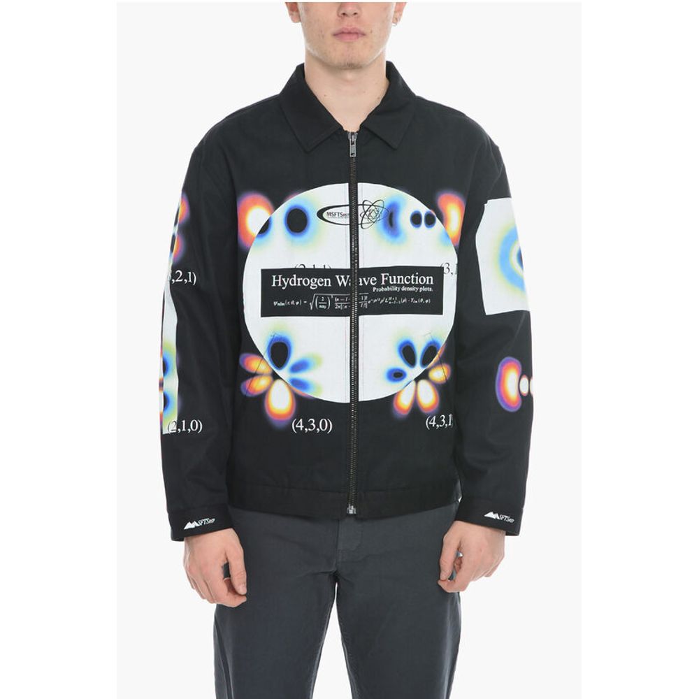 Cootn Twill HYDROGEN WAVE Jacket with Gradient Print