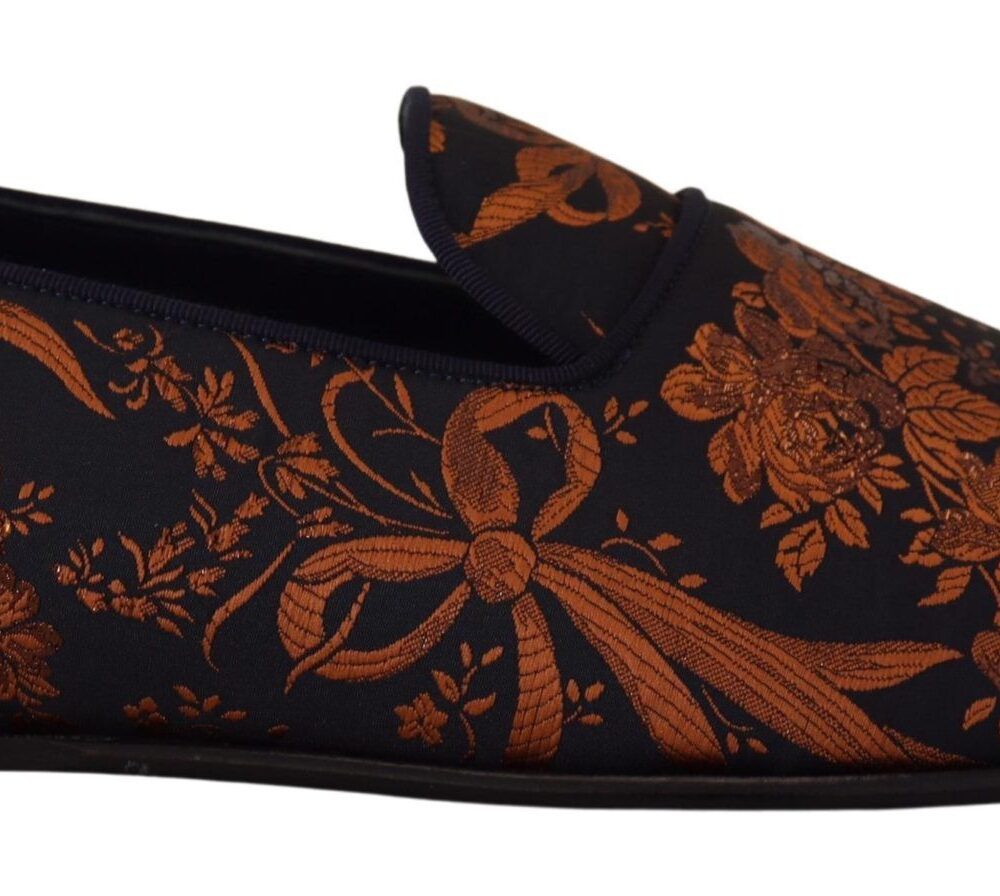 Elegant Floral Slip-On Loafers
