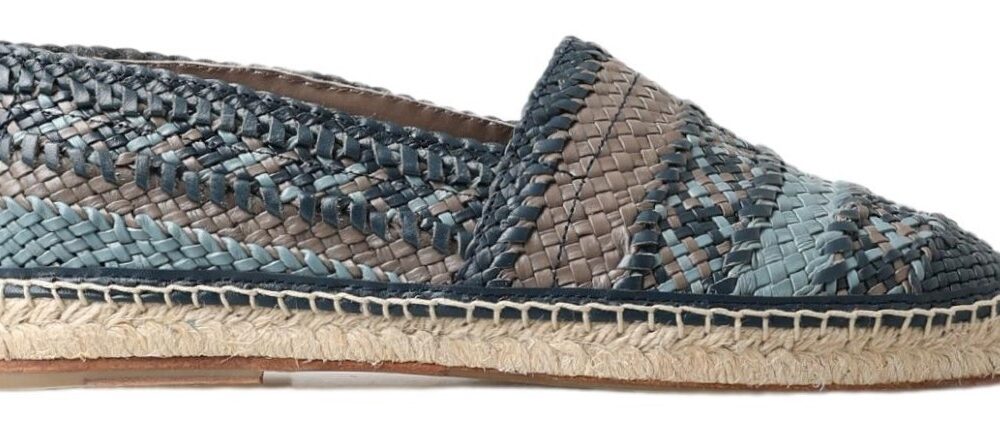 Sumptuous Woven Leather Espadrilles