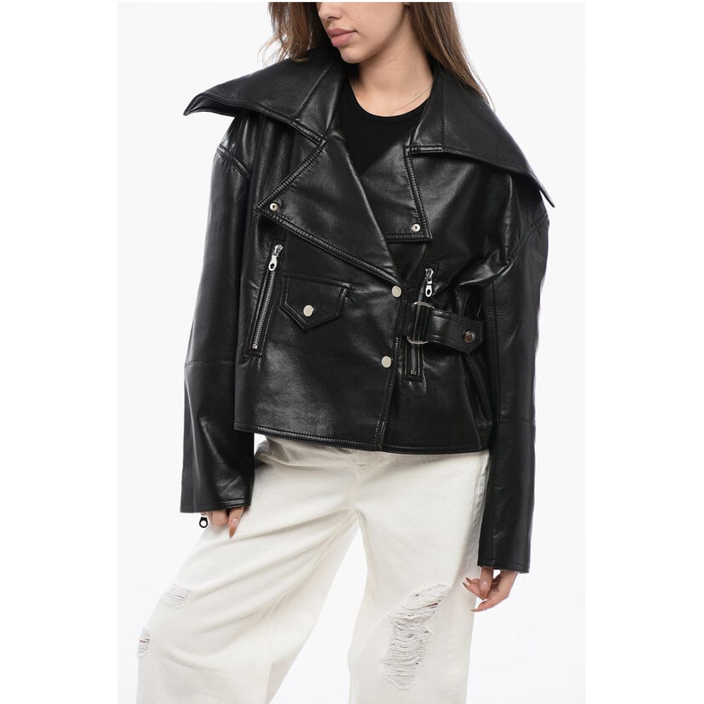 Faux Leather ADO Biker Jacket
