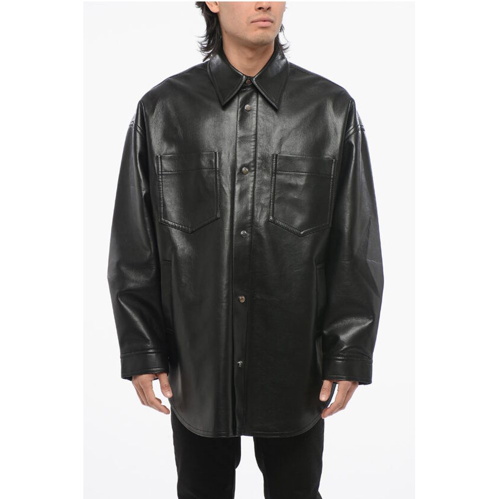 Leather Overshirt