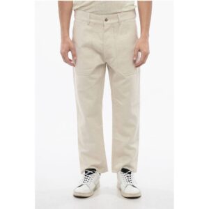 Straight Leg Cotton and Linen JASPER Pants