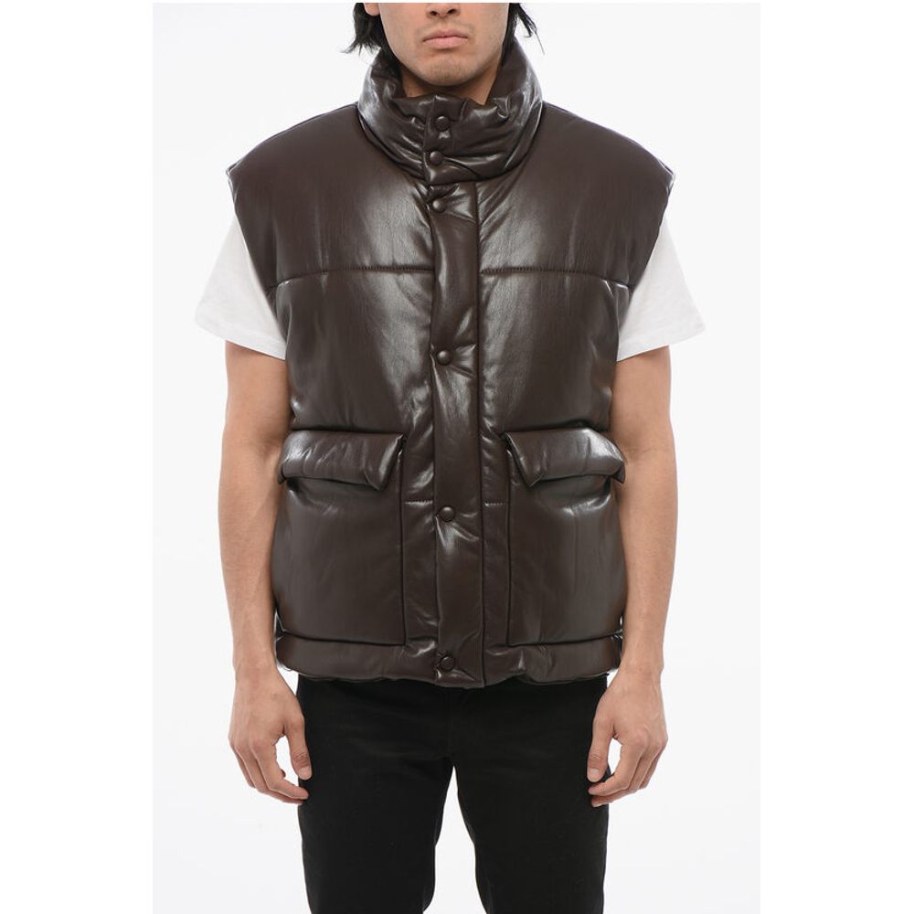 Leather Quilted Vest
