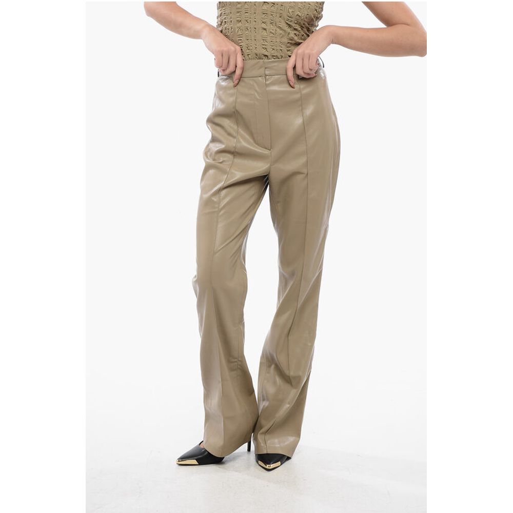 High Waisted Faux Leather LEENA Pants