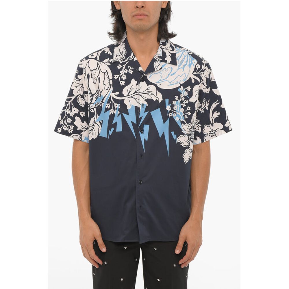 Short Sleeved Loose Fit HAWAIIAN BOLTS Shirt