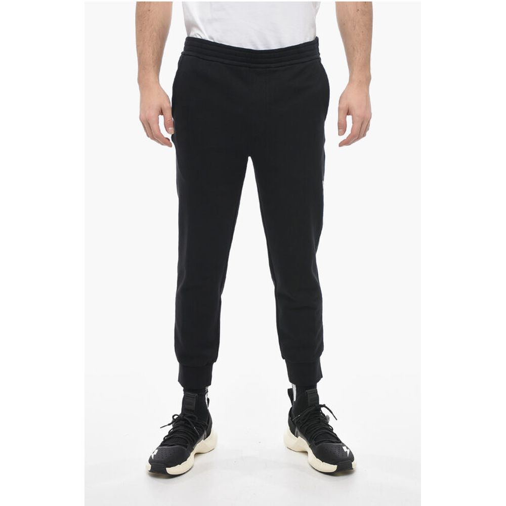 Cotton Skinny Fit Sweatpants with Cuffs