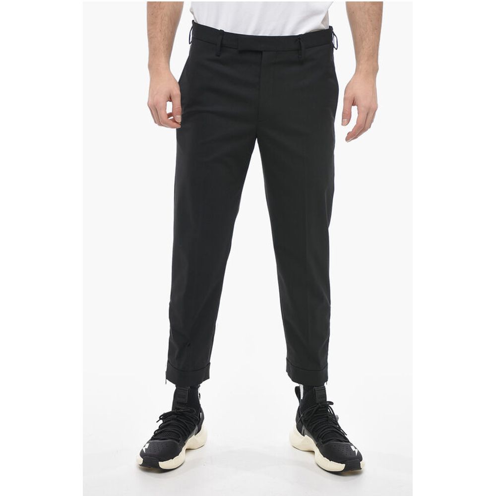 Slim Fit JAMIE Chinos Pants with Ankle Zips