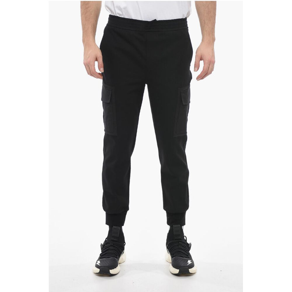 Low-Rise Skinny Fit Cargo Sweatpants