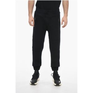 Neoprene Skinny Fit Biker Sweatpants