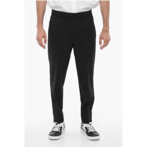 Slim Fit Casual Pants with Ankle Zip