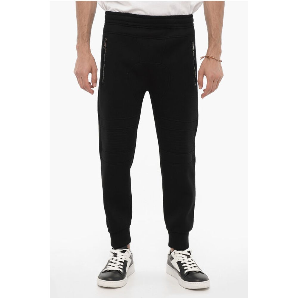 Neoprene Skinny Fit Biker Joggers