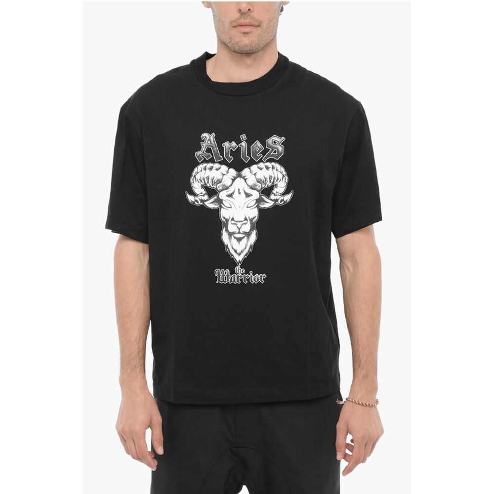 Slim Fit ARIES THE WARRIAR Crew-neck T-shirt