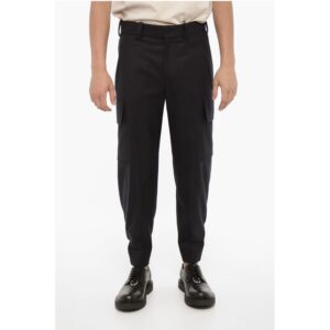 Loose Fit FIREMAN Cargo Pants with Ankle Button