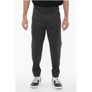 Loose Fit Cargo Pants with Drawstring Waist