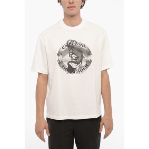 Printed CAPRICORN THE LEADER Crew-neck T-Shirt