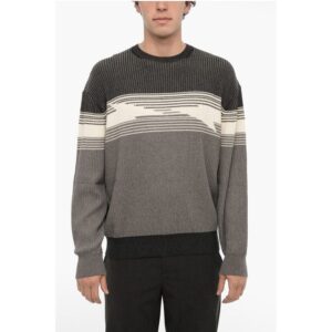 Cotton And Cashmere Blouson Fit Crew-neck Sweater