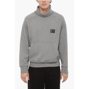 Cotton ICONIC PIERCING Turtleneck Sweatshirt