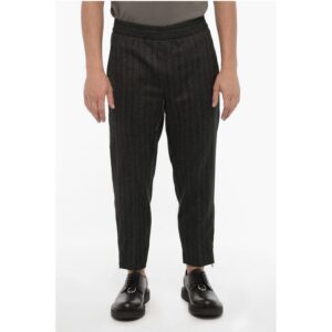 Virgin Wool Slim Fit Casual Pants
