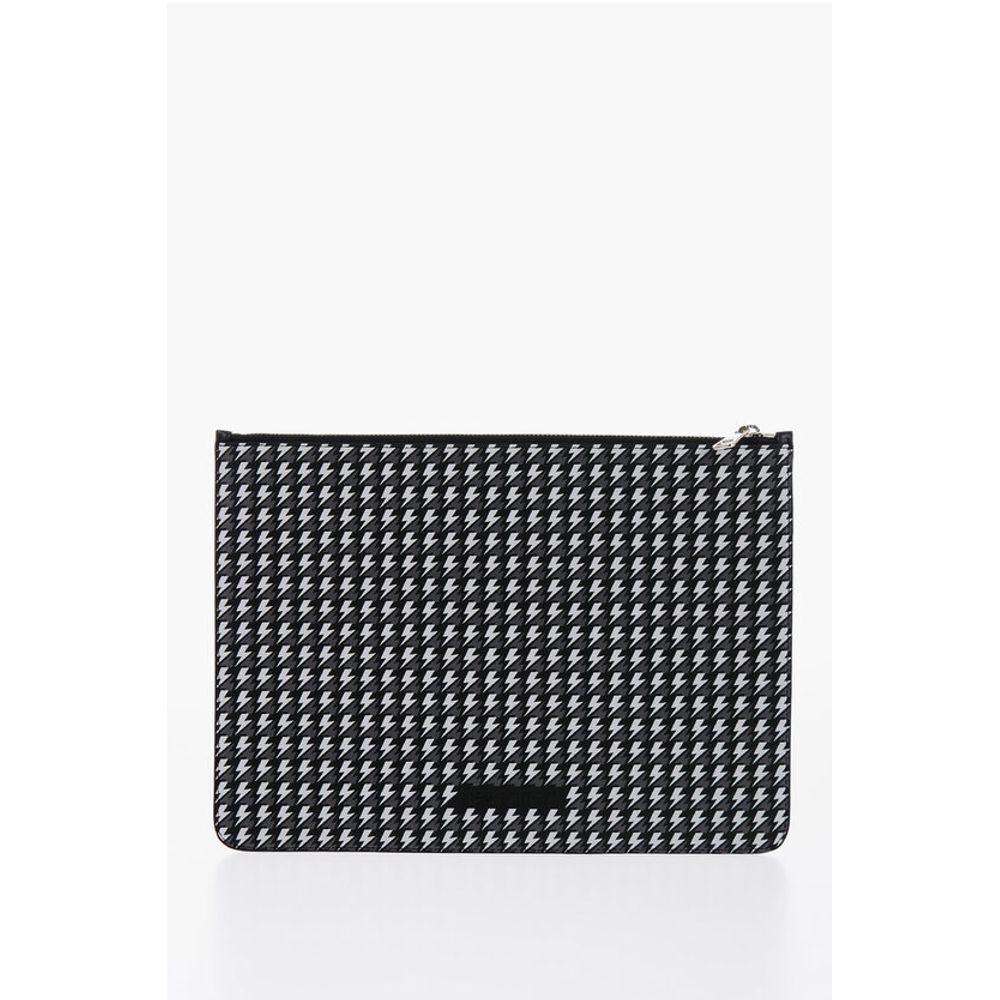 All-Over Logo Leather Pouch