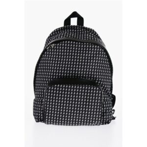 All-Over Thunderbolt Printed Fabric Backpack