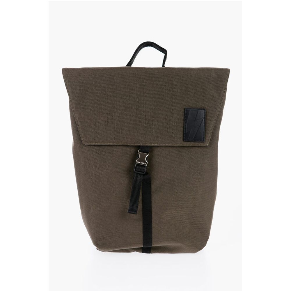 Two-Tone Nylon CITY FLAP Backpack