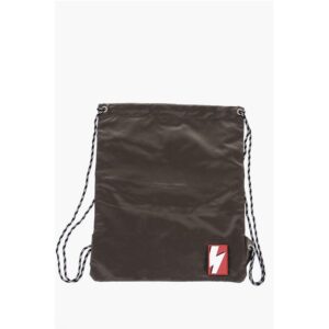 Solid Color Nylon Drawstring Backpack