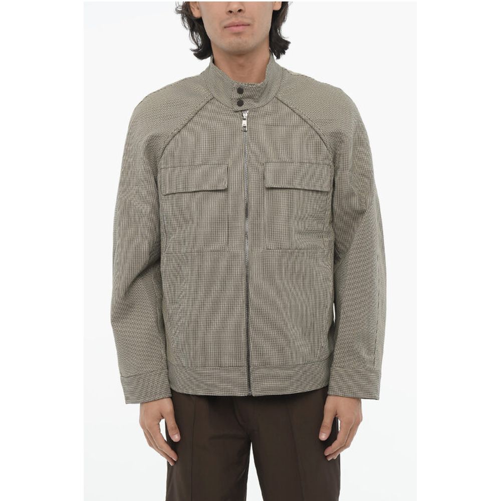 Boxy Fit BARACUTA Jacket with Zip Closure