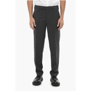 Districk Checked Slim Fit Pants