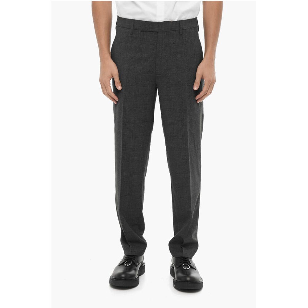Districk Checked Slim Fit Pants