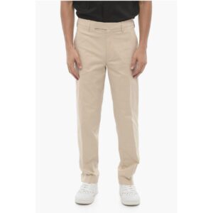 Solid Color Slim Fit Chino Pants