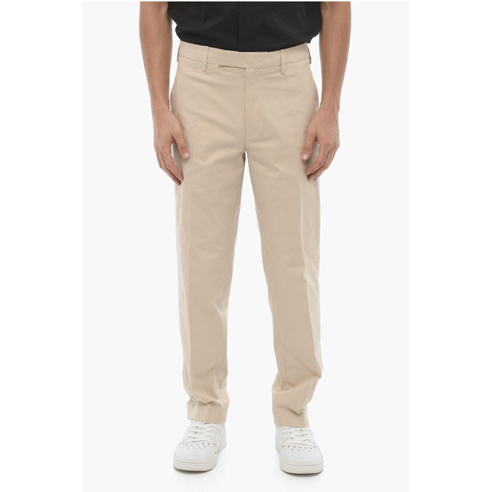 Solid Color Slim Fit Chino Pants