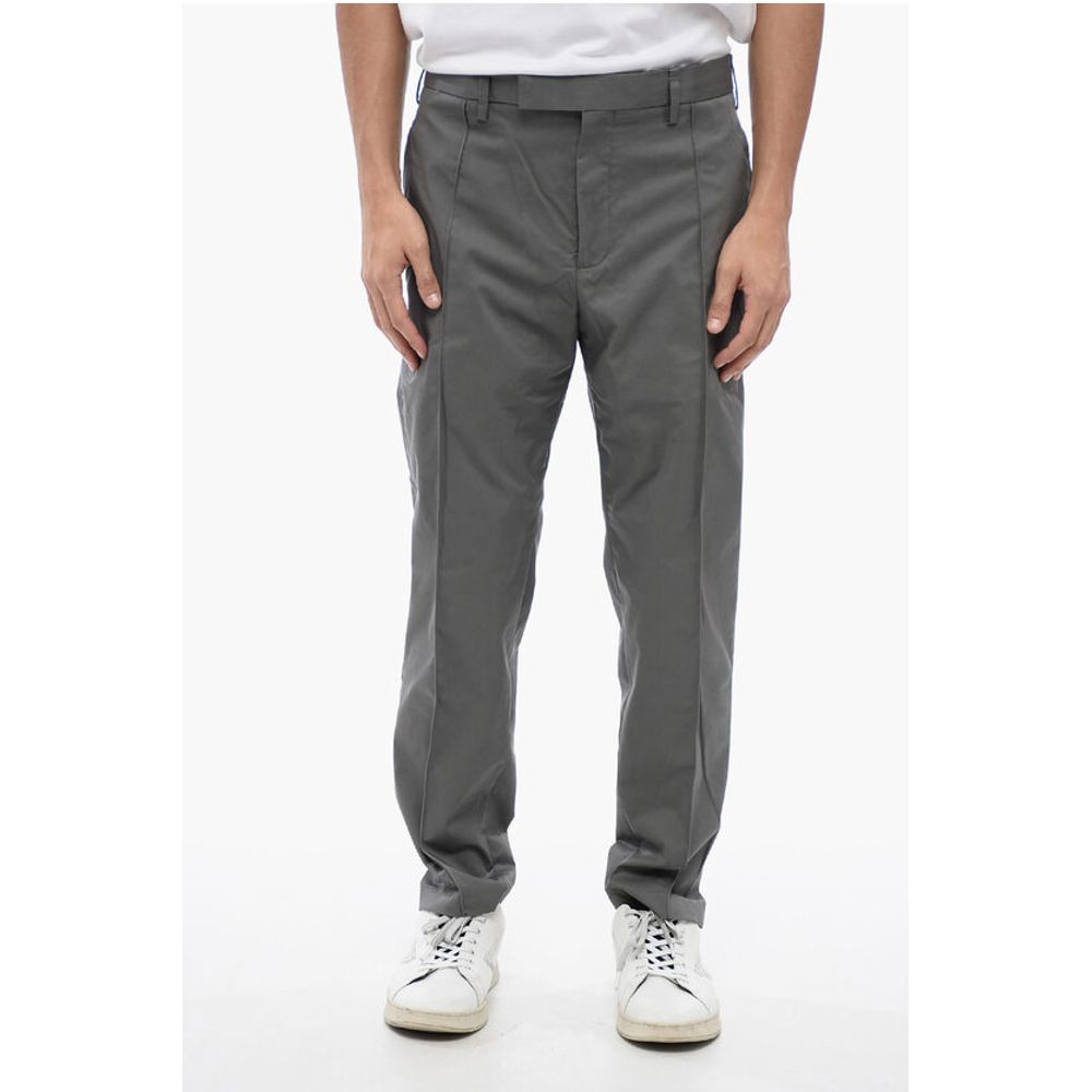 Low-Rise CLEAN Cotton Blend Chinos Pants