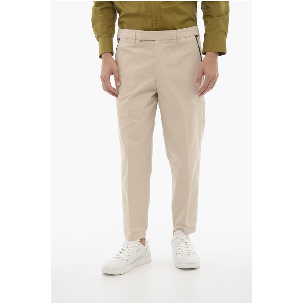 Regular Fit Slim Fit Pants with Belt Loops