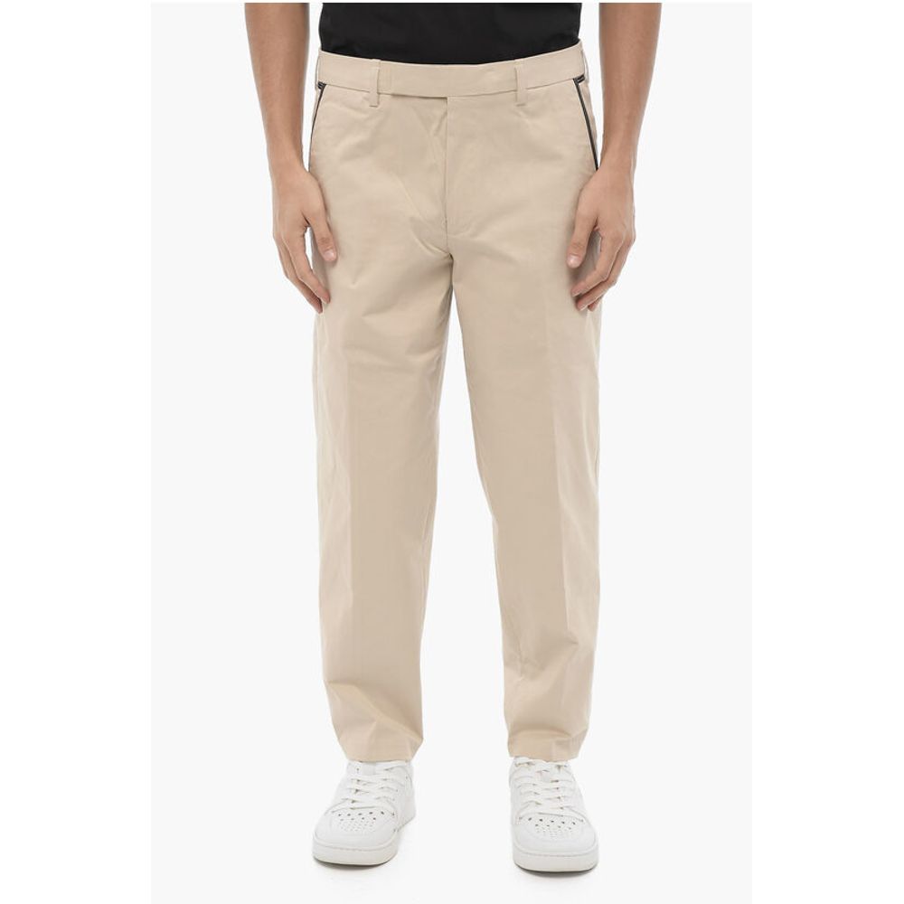 Regular Fit Slim Fit Pants with Belt Loops